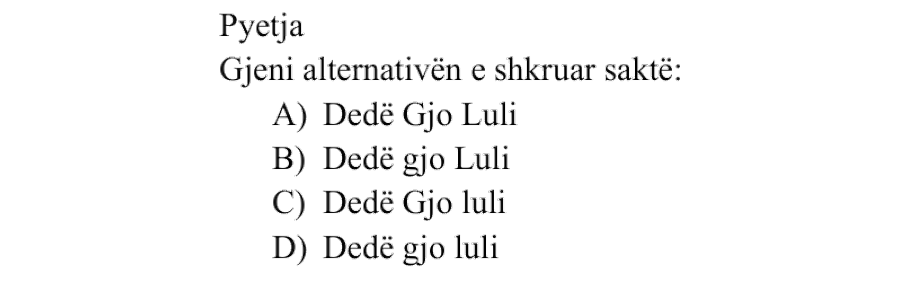 Pyetja 1